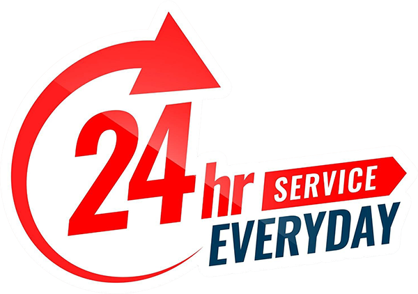 24 Hour Service Everyday
